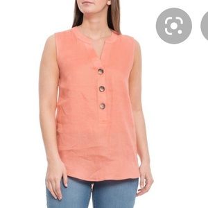 Harve Benard 100% Linen tank